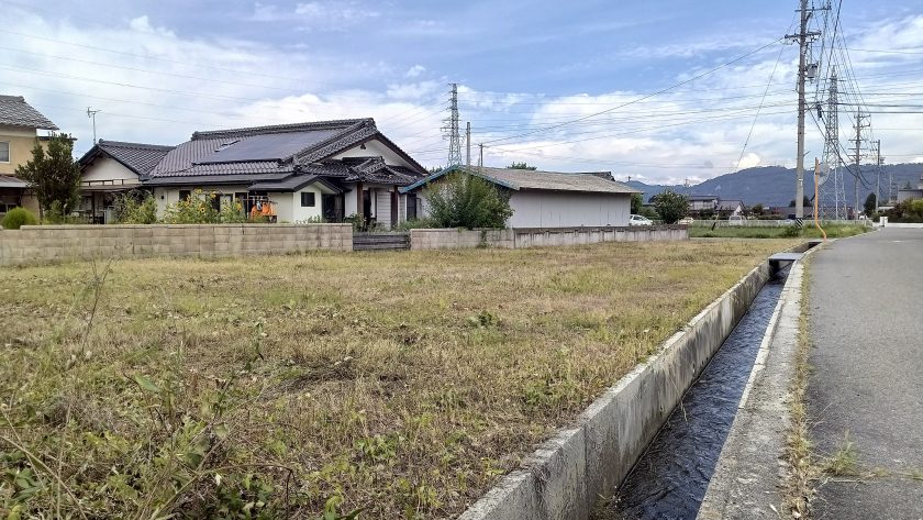 広い敷地をお探しの方に朗報！　　　　　　　　　新規物件です！サポートタウン豊科高家　　　　（１区画）