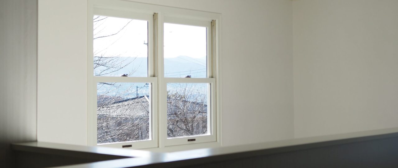 松本市内田中古一戸建て。窓からは北アルプスが望めます