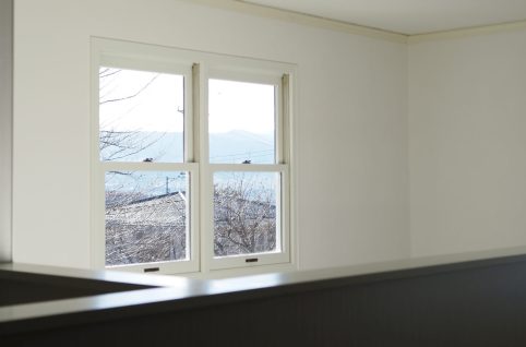 松本市内田中古一戸建て。窓からは北アルプスが望めます