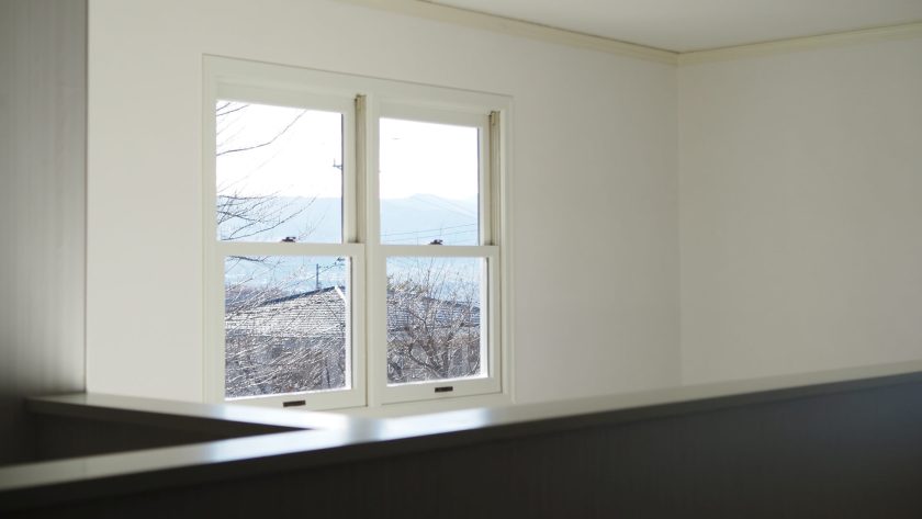 松本市内田中古一戸建て。窓からは北アルプスが望めます